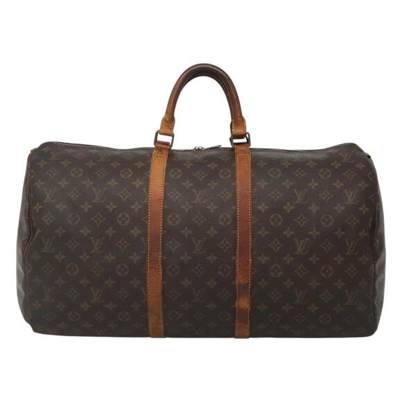 LOUIS VUITTON Monogram Keepall 55 Boston Bag M41424 - Picture 13 of 16